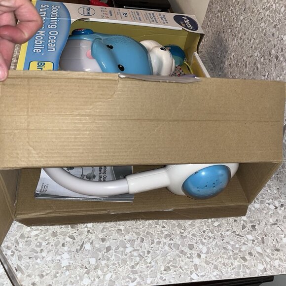 VTECH Baby Soothing Ocean Slumbers Mobile Sound Motion Lights Song OPEN BOX - Picture 4 of 14